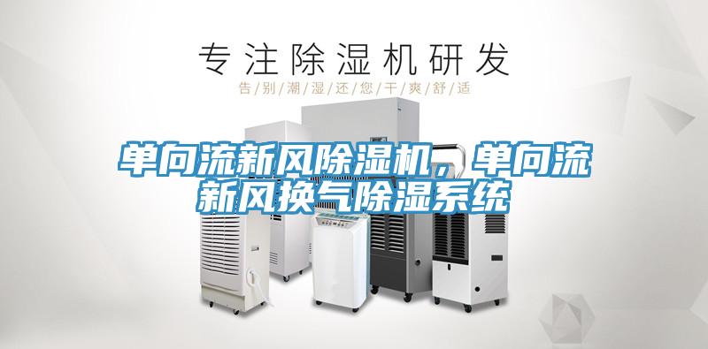 單向流新風除濕機，單向流新風換氣除濕系統