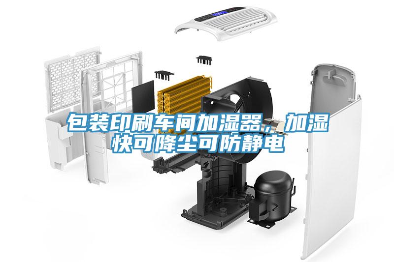 包裝印刷車間加濕器，加濕快可降塵可防靜電