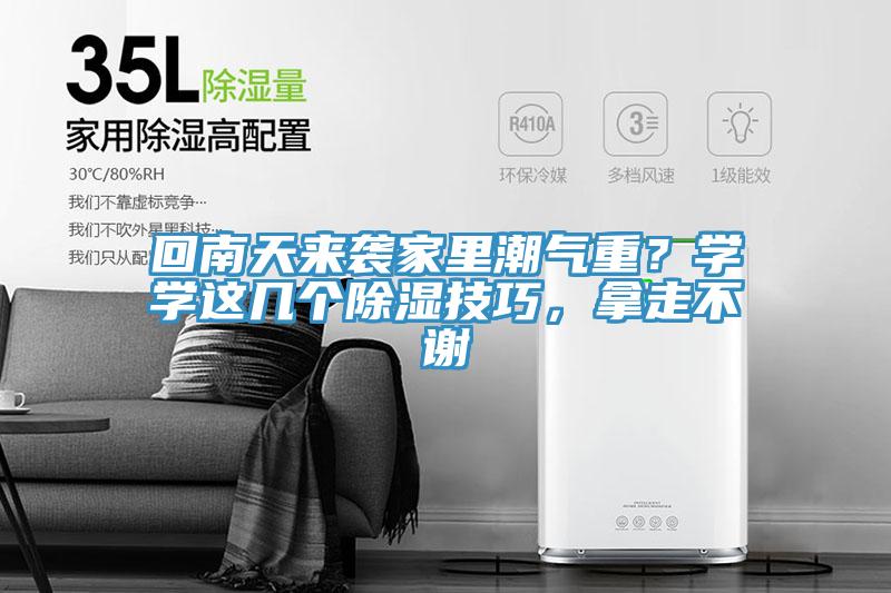 回南天來襲家里潮氣重?學學這幾個除濕技巧,拿走不謝