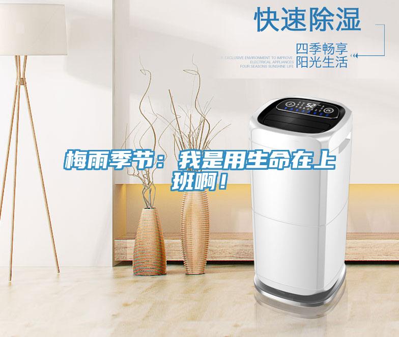 梅雨季節：我是用生命在上班??！
