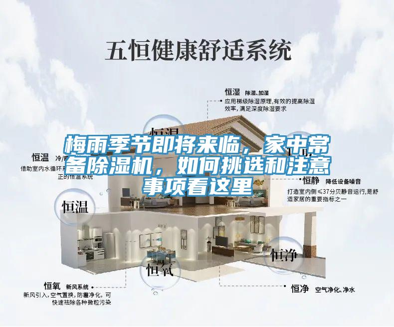 梅雨季節(jié)即將來臨，家中常備除濕機(jī)，如何挑選和注意事項看這里