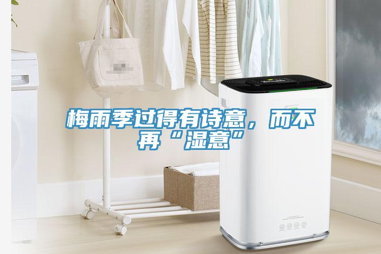梅雨季過得有詩意,而不再“濕意”