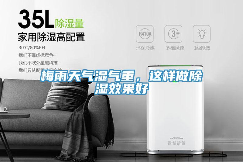 梅雨天氣濕氣重,這樣做除濕效果好