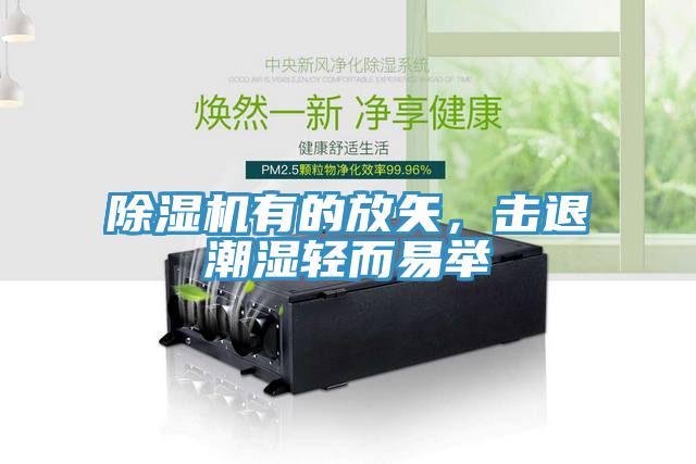 除濕機有的放矢，擊退潮濕輕而易舉