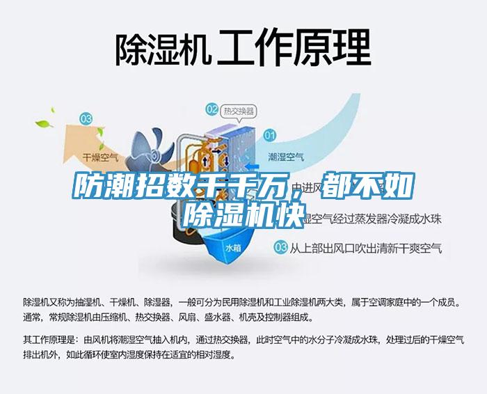 防潮招數(shù)千千萬，都不如除濕機(jī)快