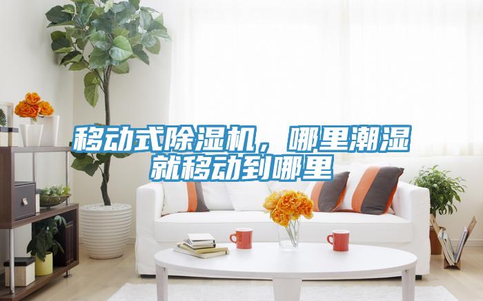 移動式除濕機，哪里潮濕就移動到哪里
