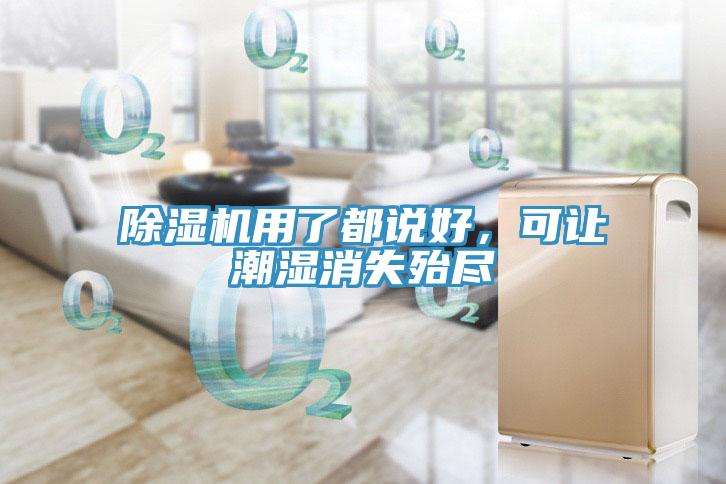 除濕機用了都說好，可讓潮濕消失殆盡