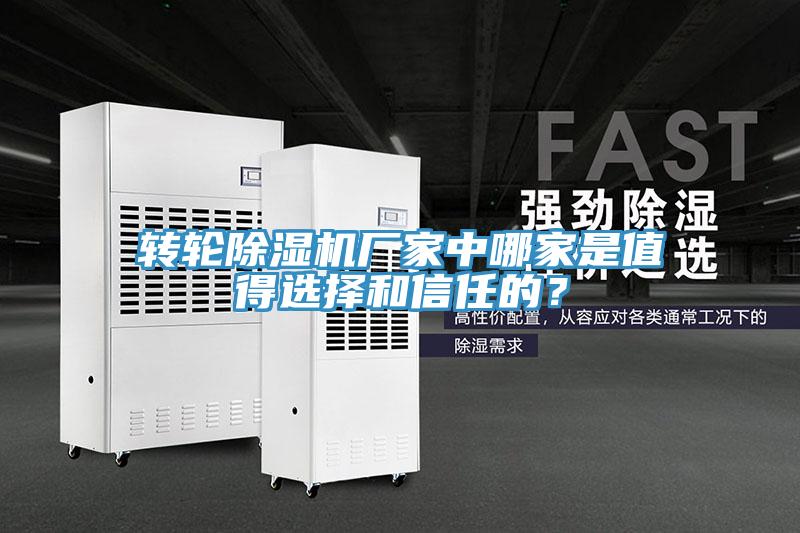 轉輪除濕機廠家中哪家是值得選擇和信任的？