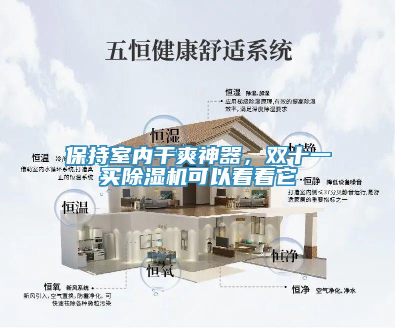 保持室內干爽神器，雙十一買除濕機可以看看它