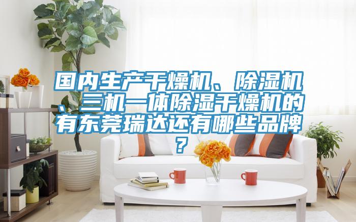 國內(nèi)生產(chǎn)干燥機、除濕機、三機一體除濕干燥機的有東莞瑞達(dá)還有哪些品牌？