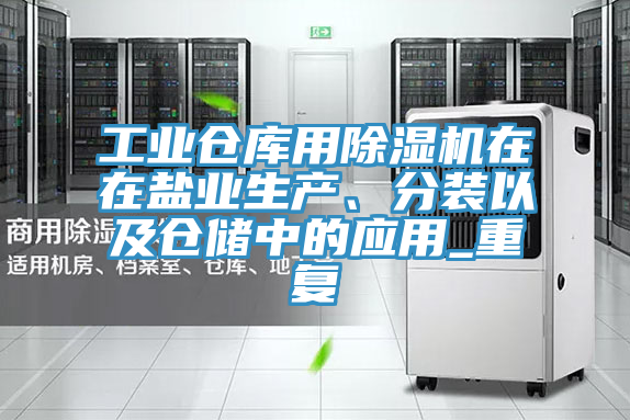 工業倉庫用除濕機在在鹽業生產、分裝以及倉儲中的應用_重復