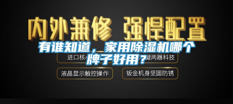 有誰(shuí)知道，家用除濕機(jī)哪個(gè)牌子好用？