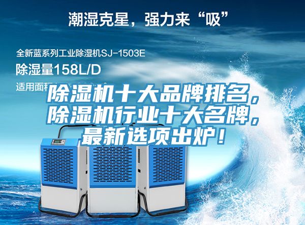 除濕機(jī)十大品牌排名，除濕機(jī)行業(yè)十大名牌，最新選項出爐！